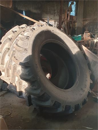 2 x New tractor tyres